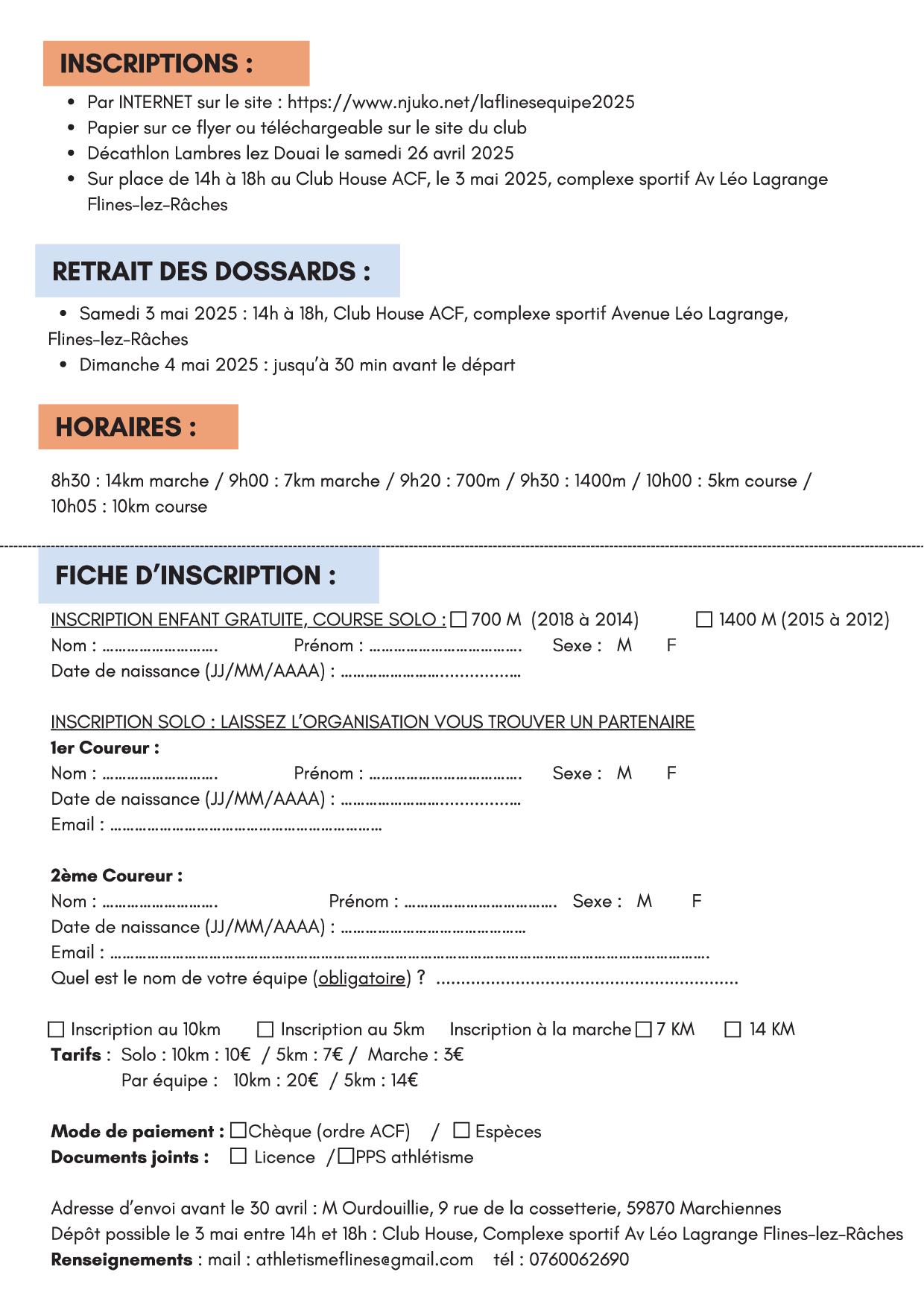 BI La Fline Equipe